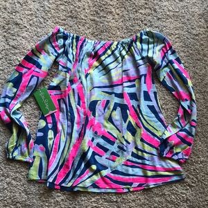 Lilly Pulitzer Ena Knit Top in Indigo Sea Dreamin